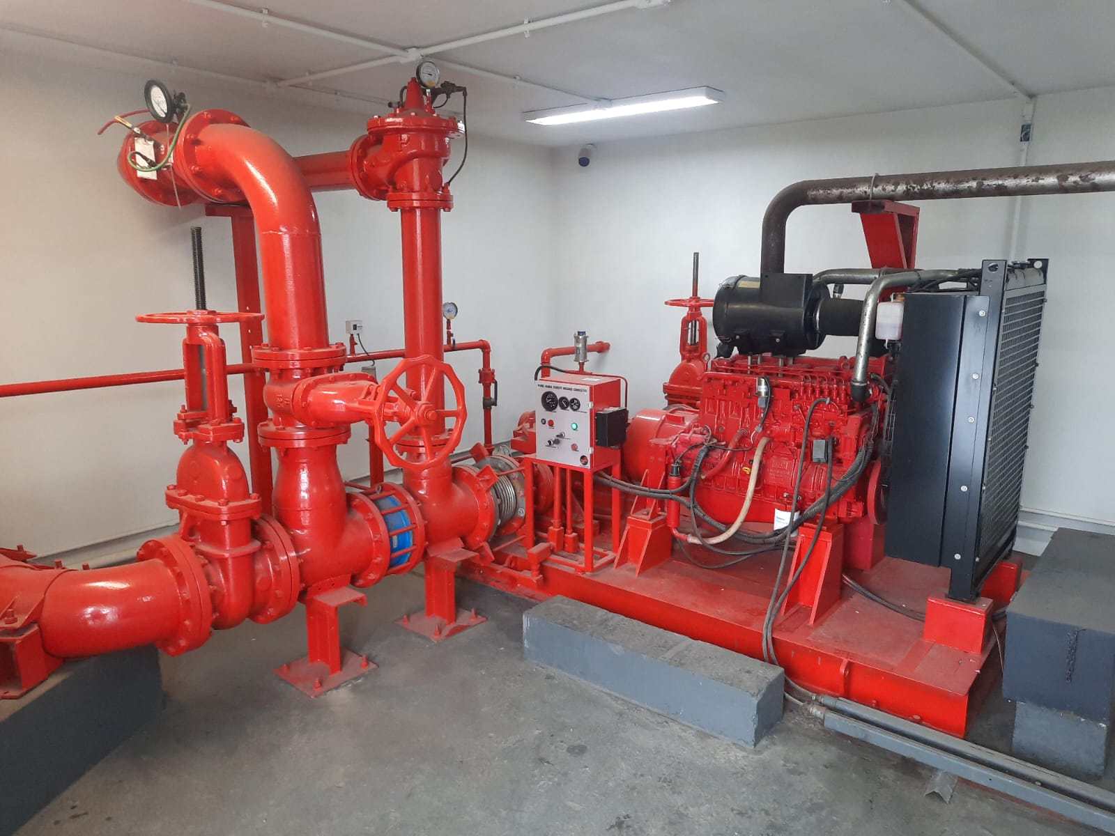 Manutenção de Bomba de Incêndio